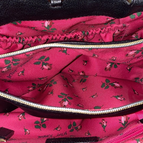 BETSEY JOHNSON Luv Betsey  Black White bag  Pink  cosmetic bag - Picture 11 of 14